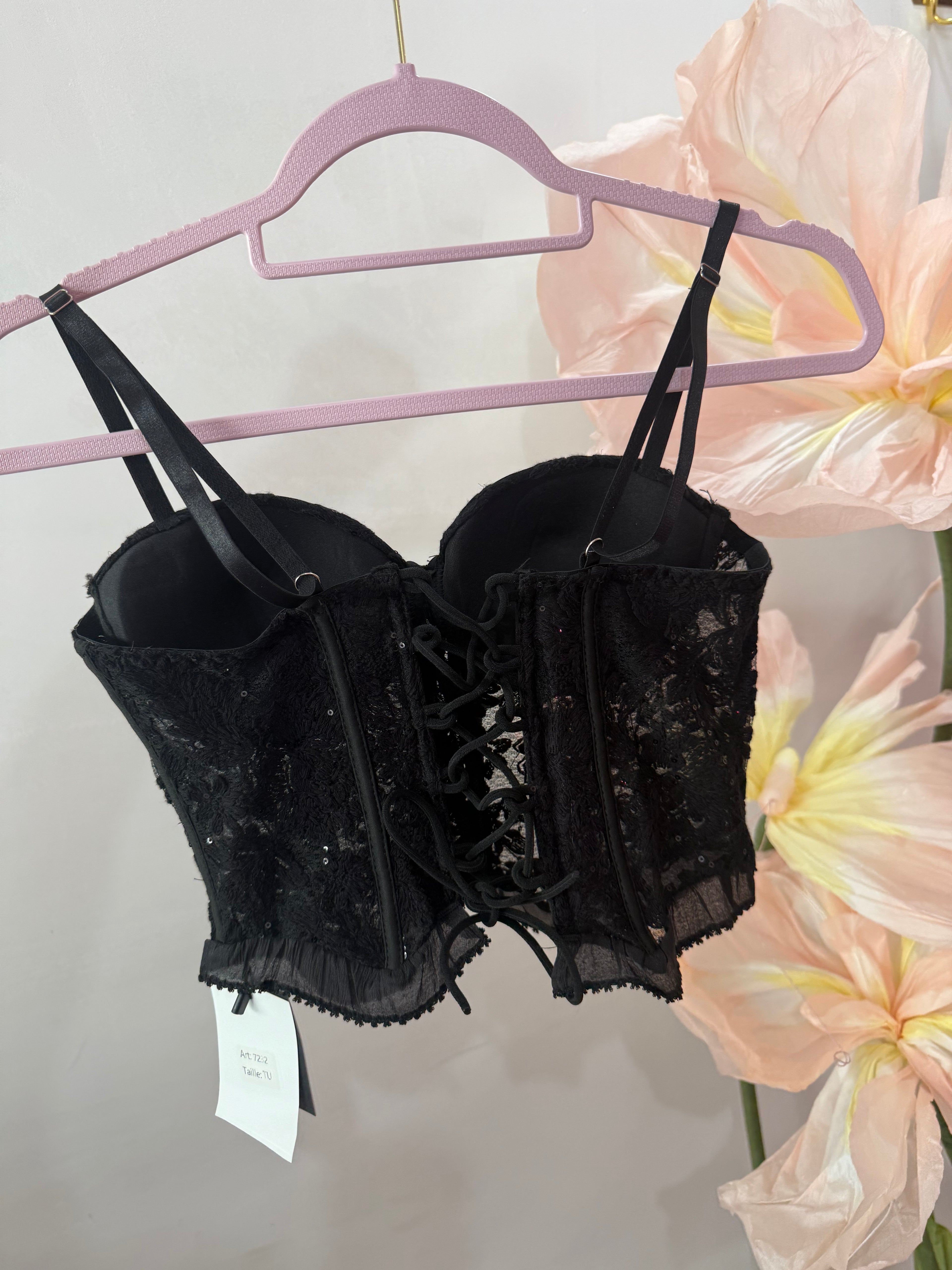 Corsetto Shine Black