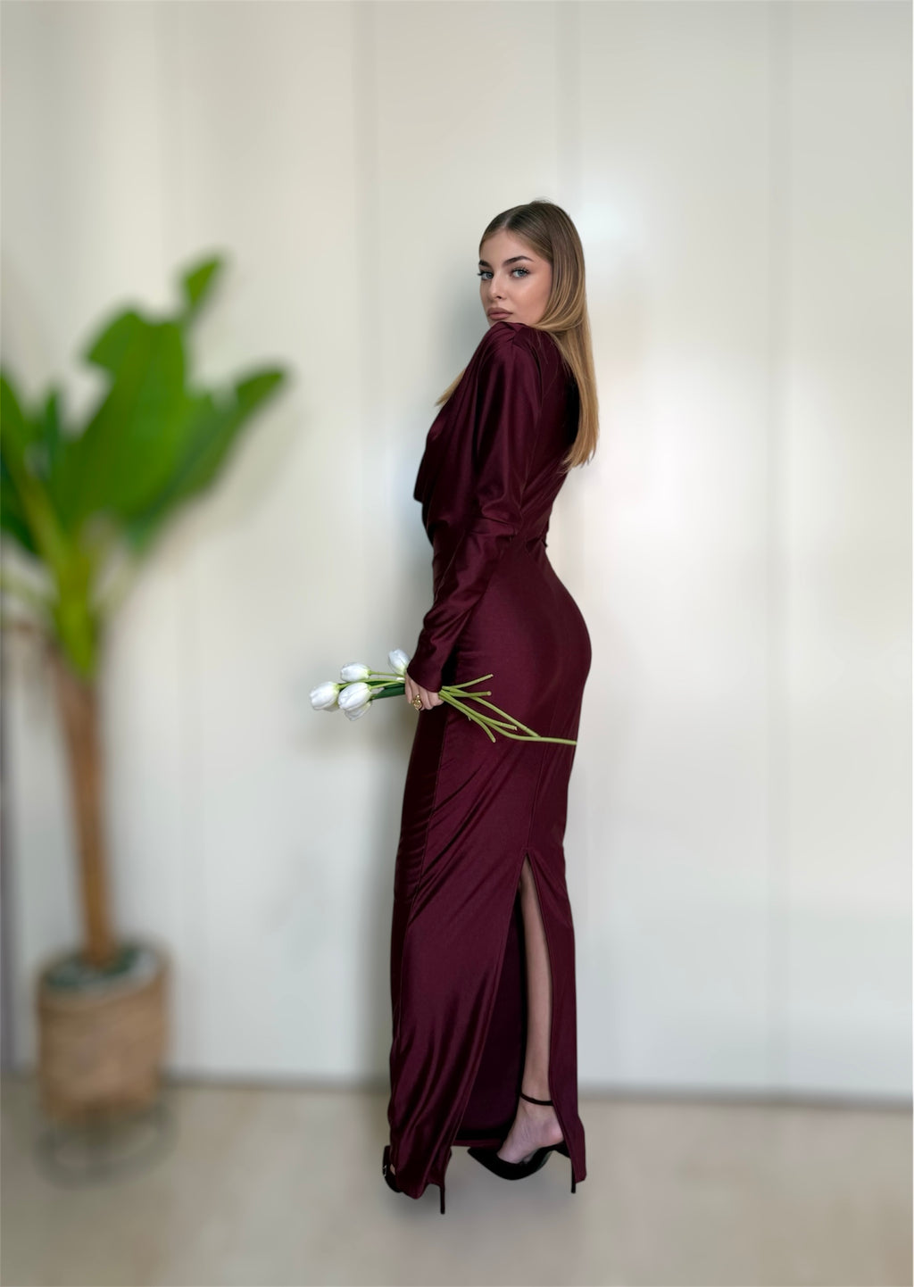 Abito Miranda bordeaux