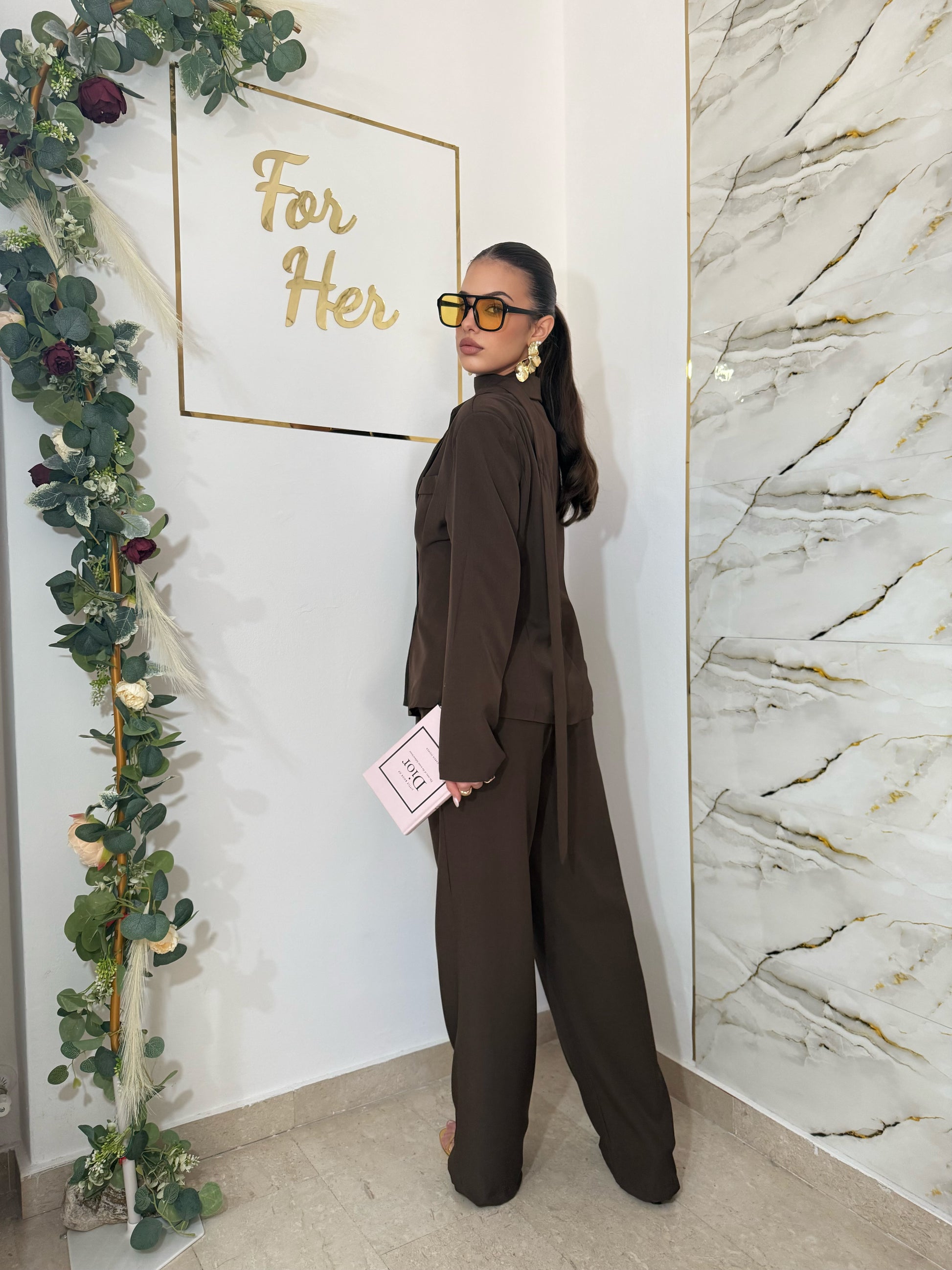 Tailleur Céline Brown