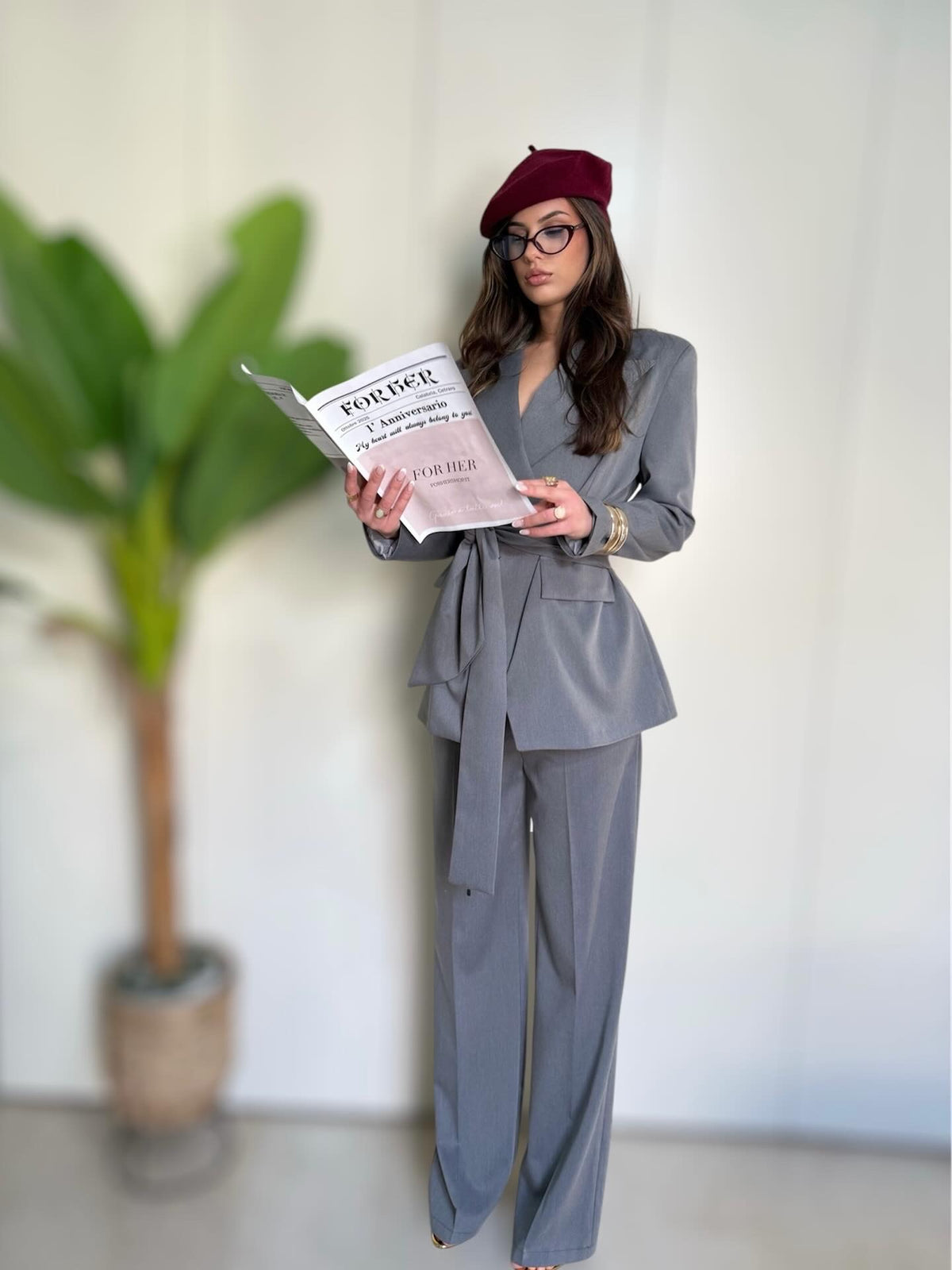 Tailleur Divina Grey
