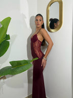 Dress Sofia bordeaux