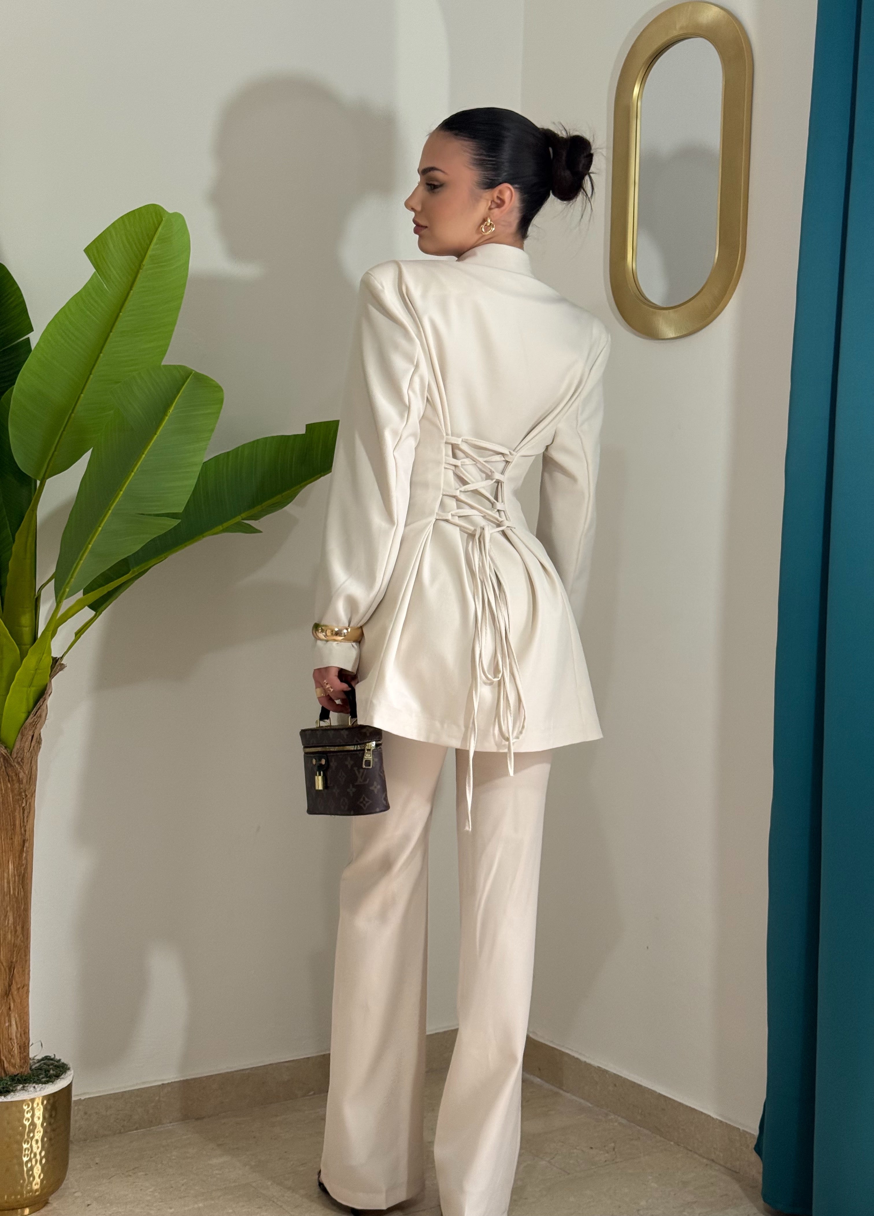 Pantalone Eleganti Panna