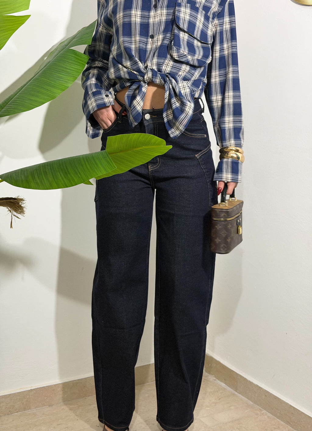 Jeans Balloon Lavaggio scuro