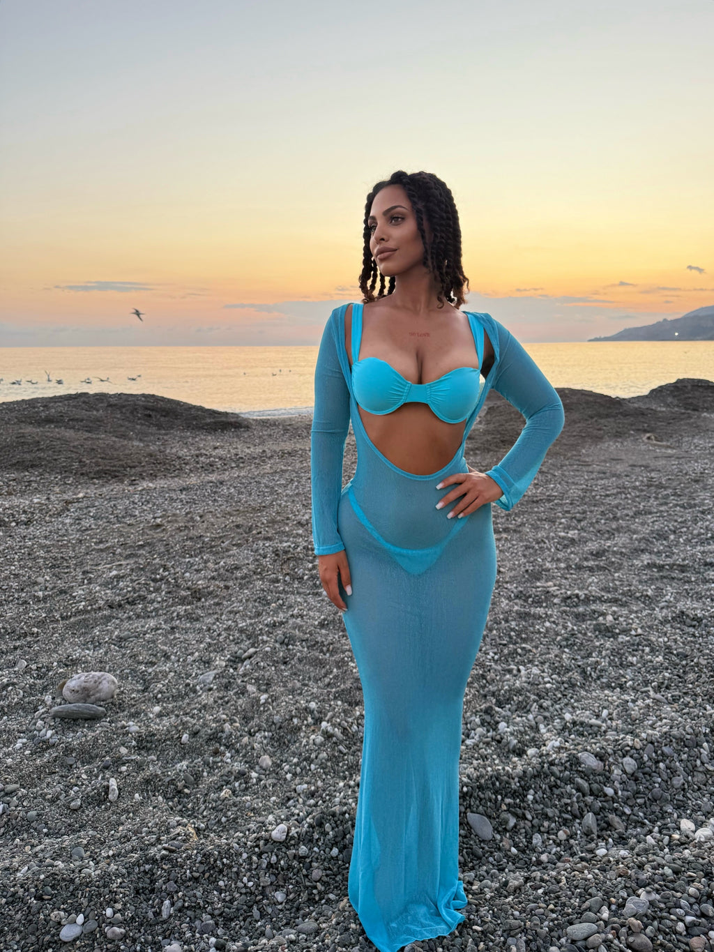 Tris Bikini Alma Azzurro