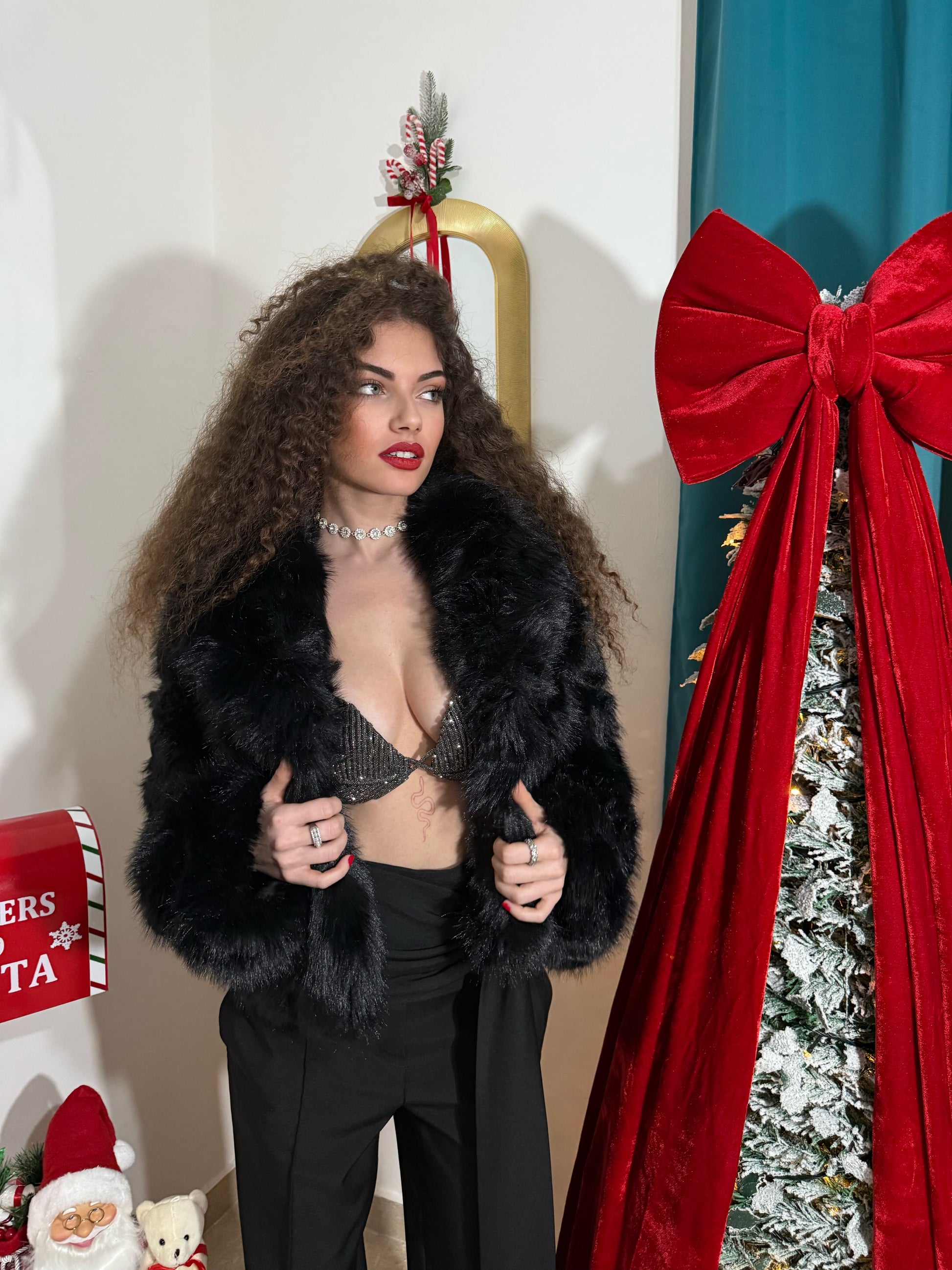 Pantalone palazzo con nodo