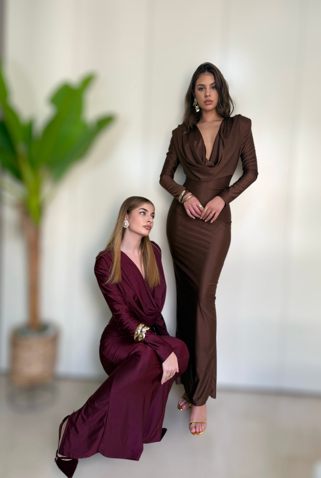 Abito Miranda bordeaux