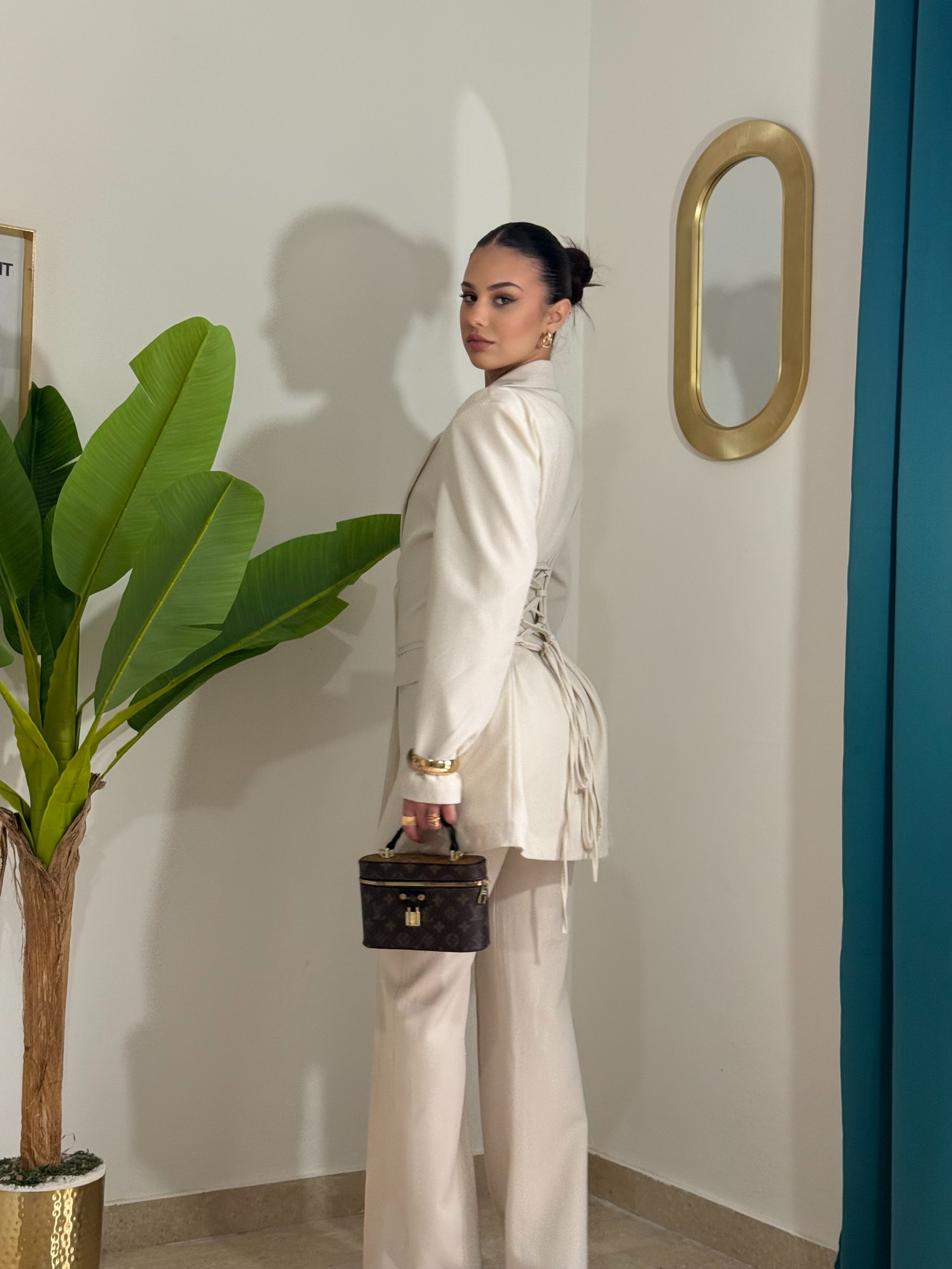 Pantalone Eleganti Panna
