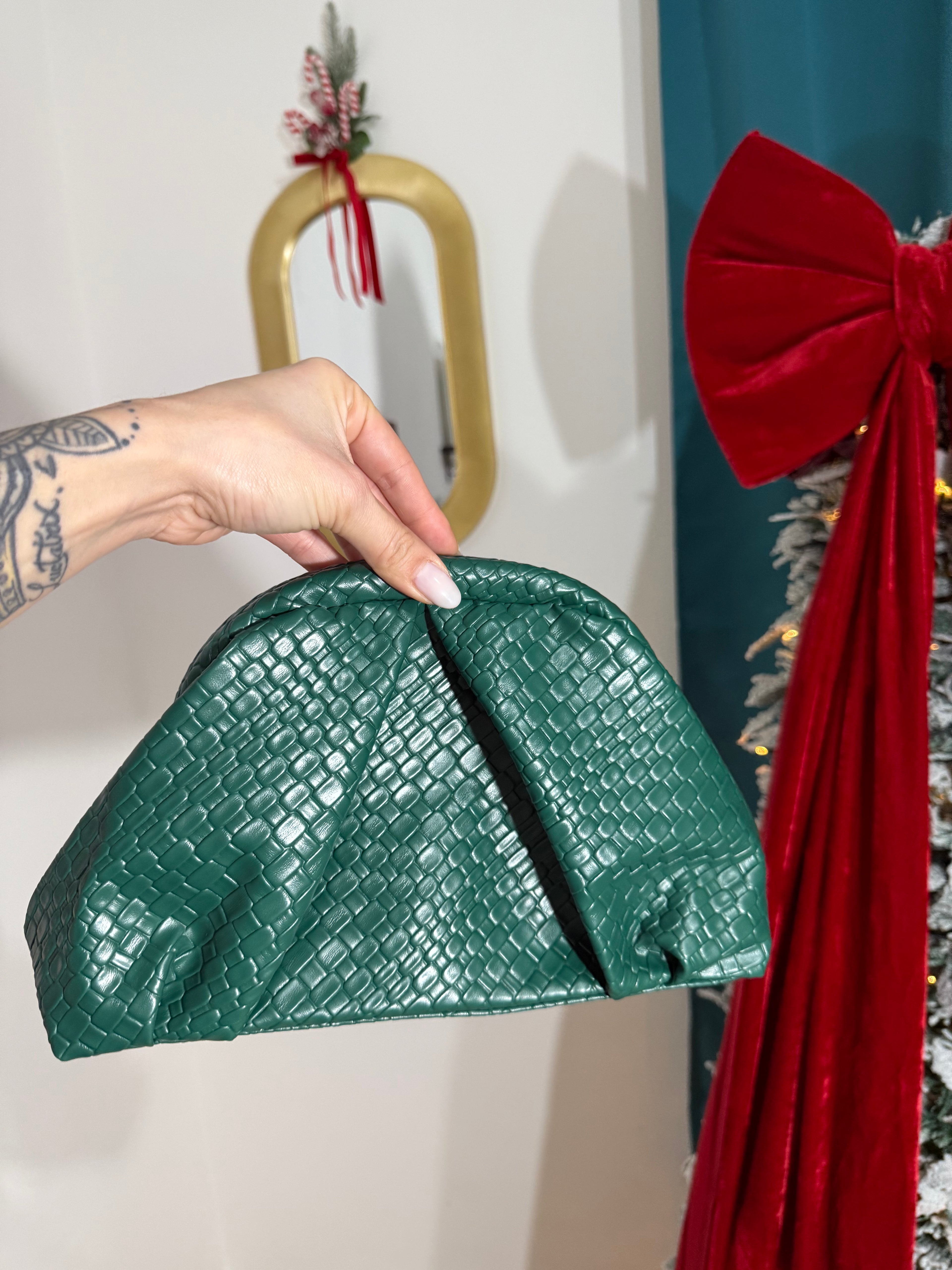 Clutch bottega verde