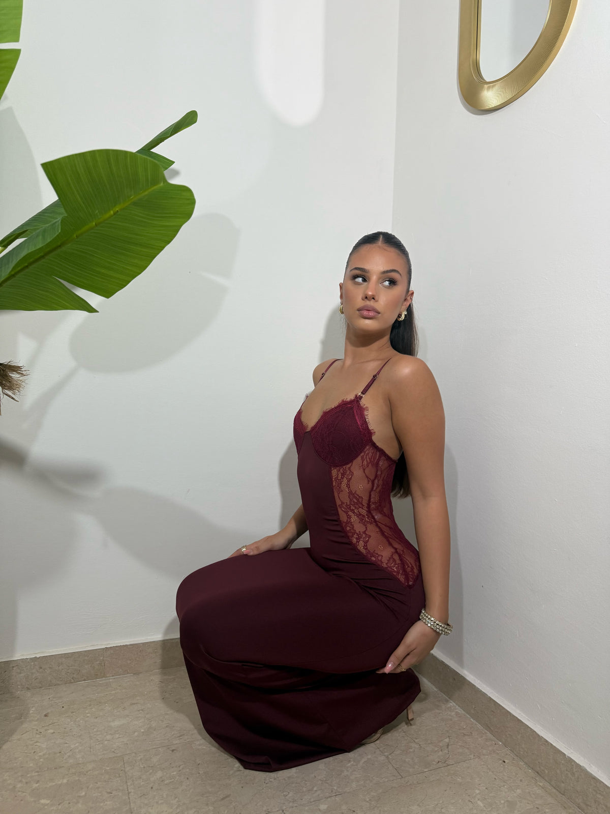 Dress Sofia bordeaux