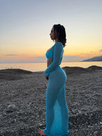Tris Bikini Alma Azzurro