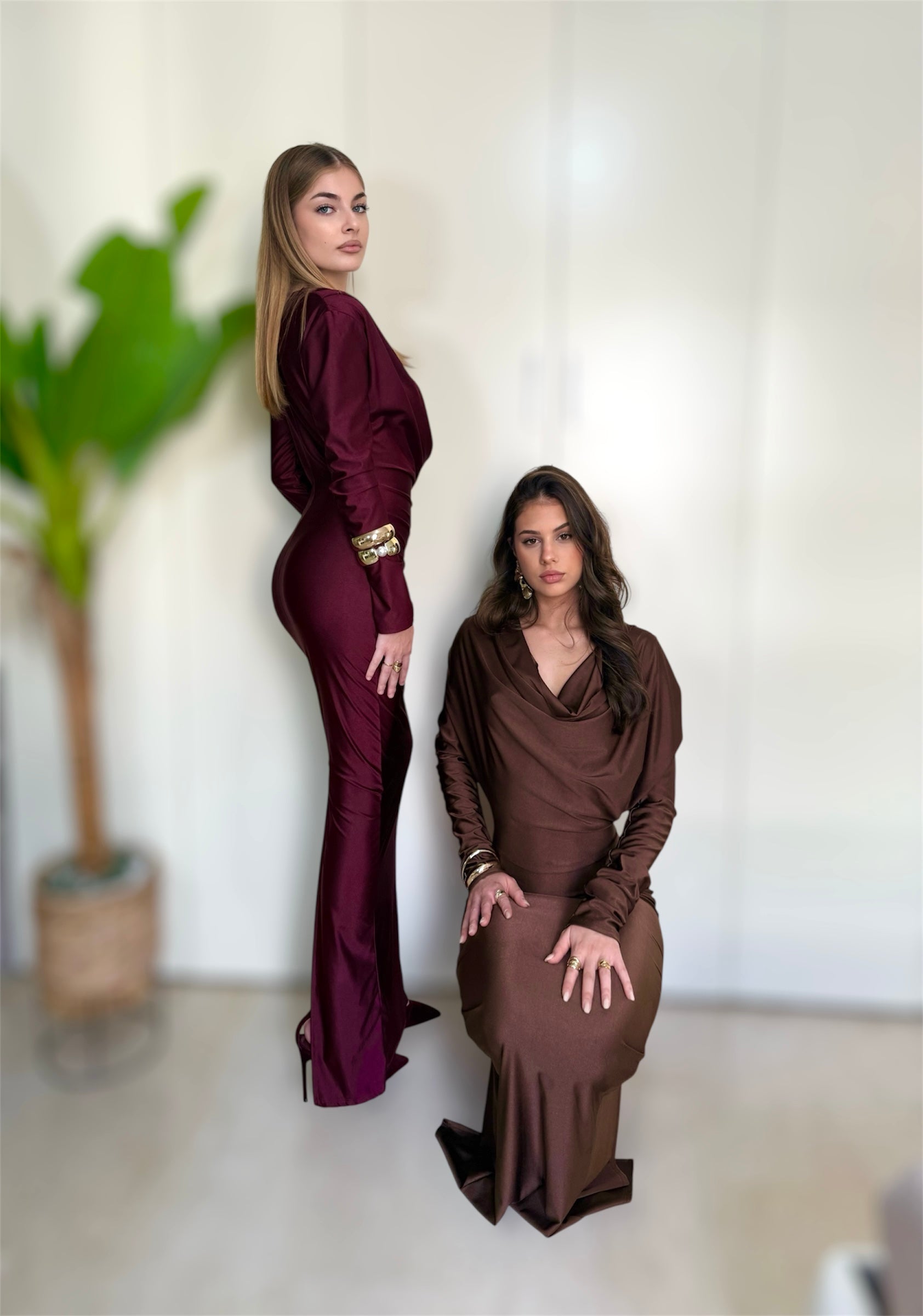 Abito Miranda bordeaux