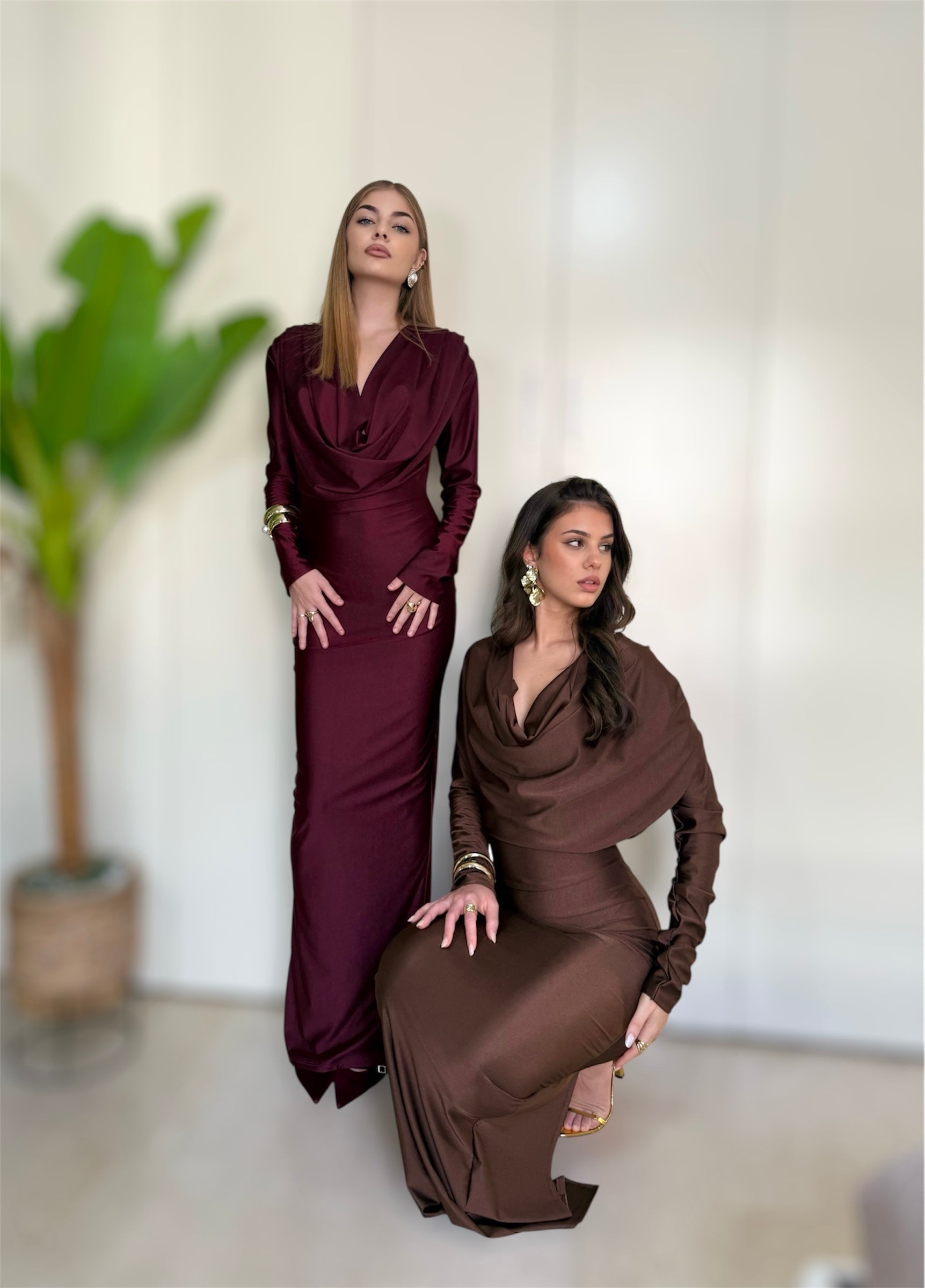 Abito Miranda bordeaux