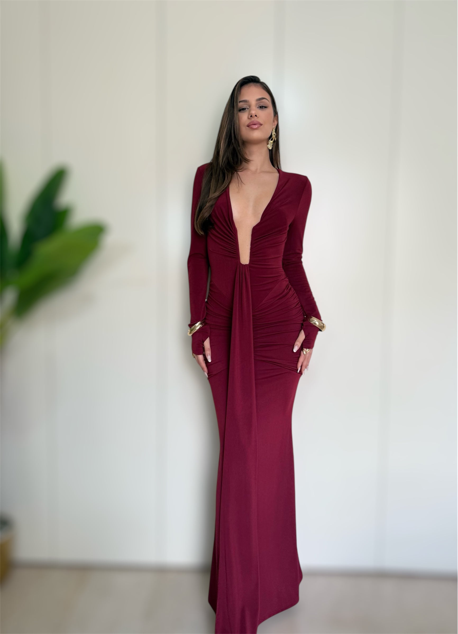 Abito Kendall Bordeaux