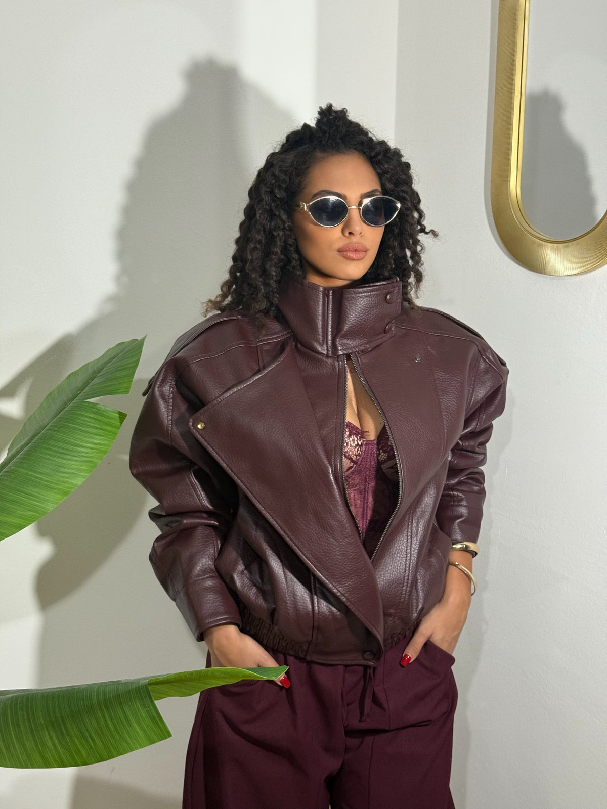 Jacket Iconic Bordeaux
