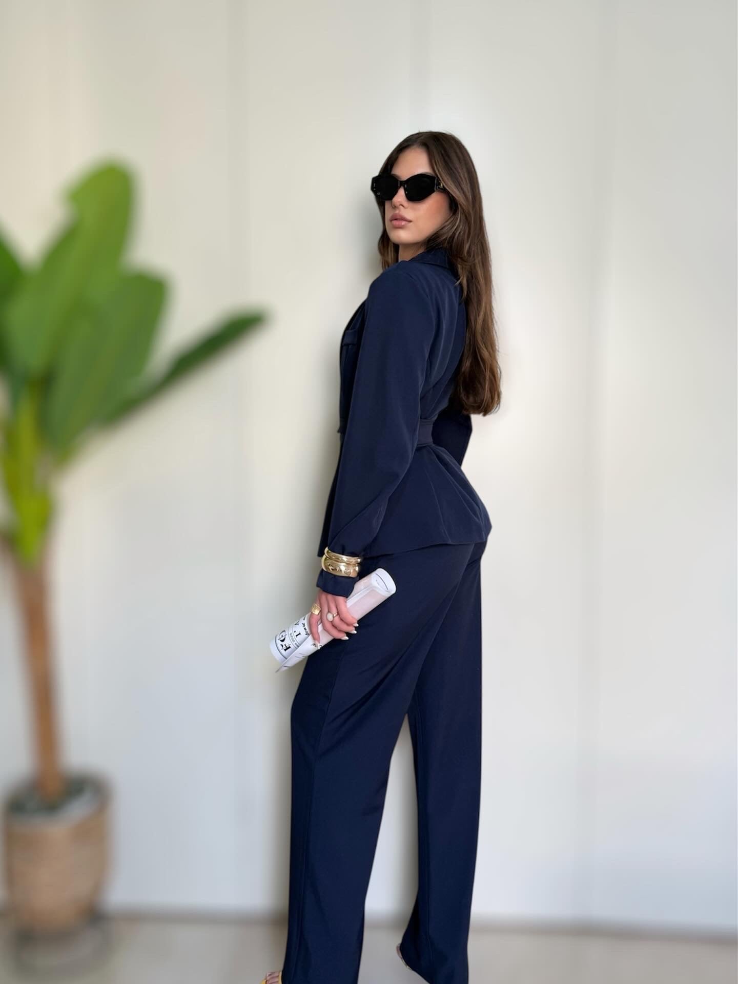 Tailleur Céline blu