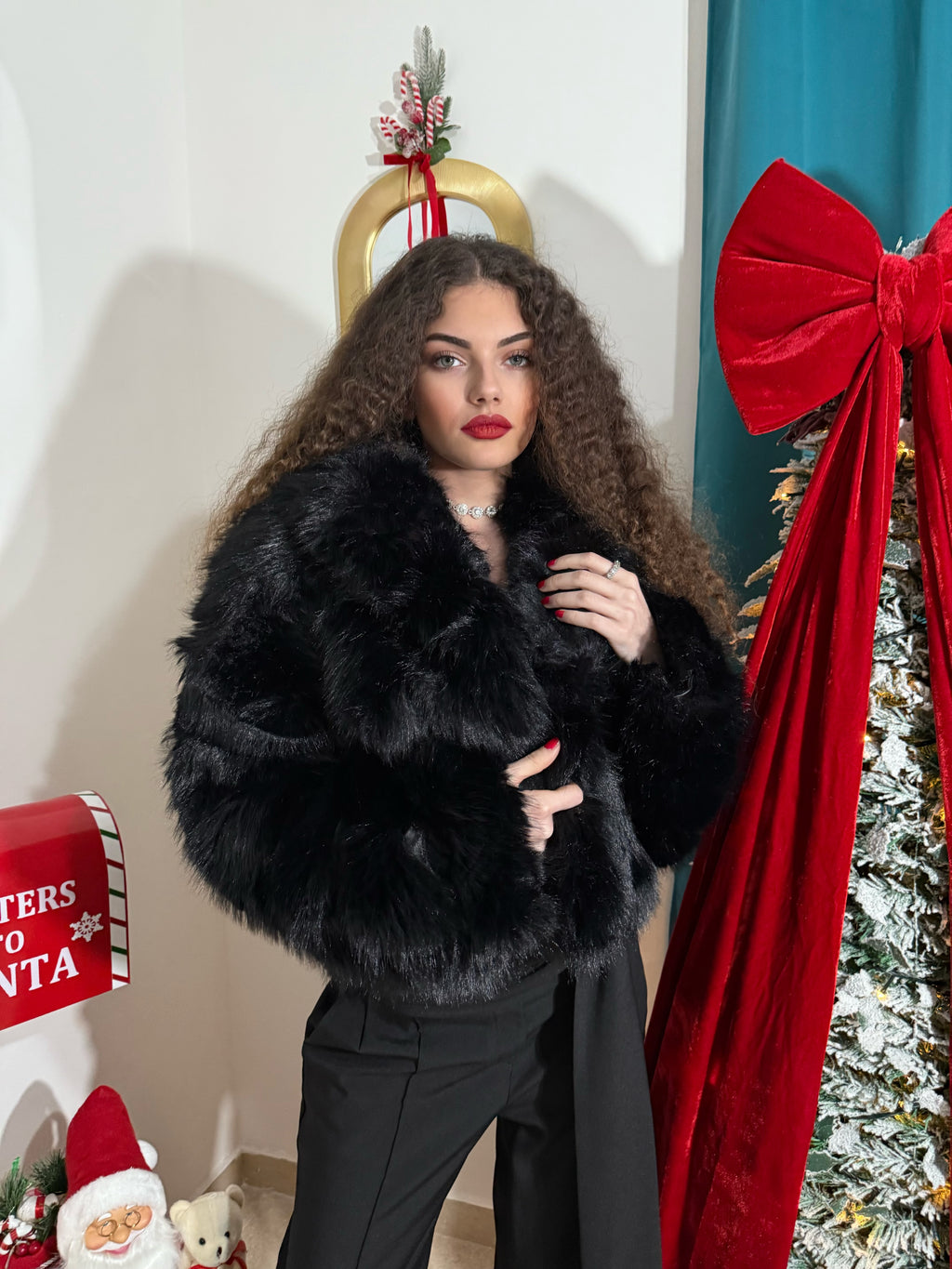 Pelliccia Courmayeur black