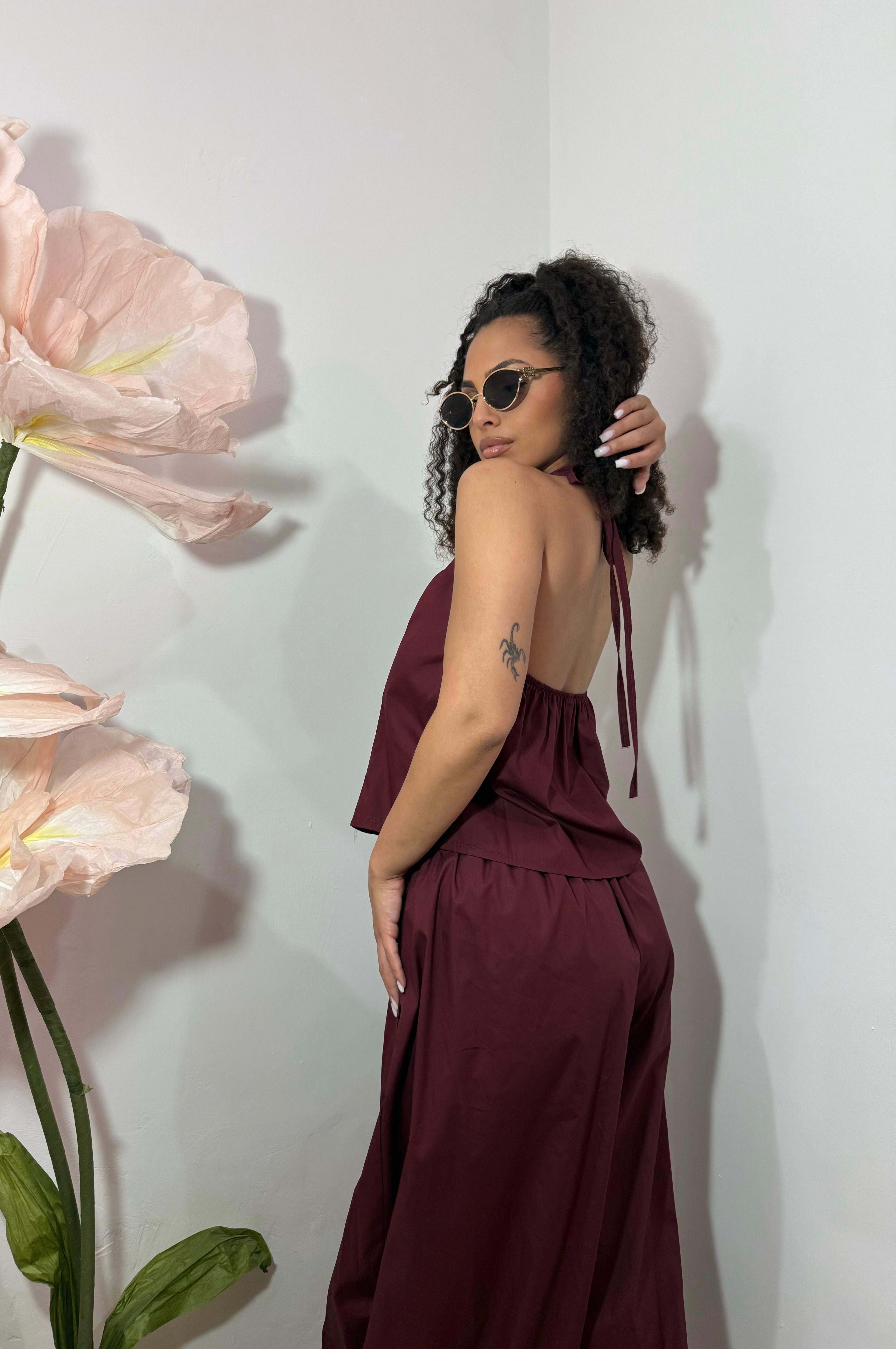 Coordinato Michelle Bordeaux