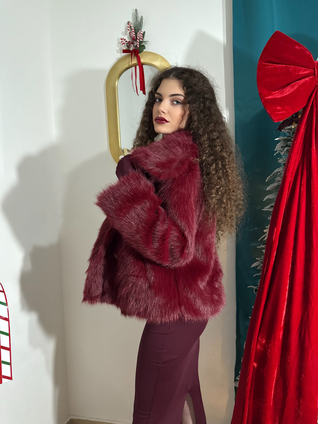 Pelliccia Bordeaux