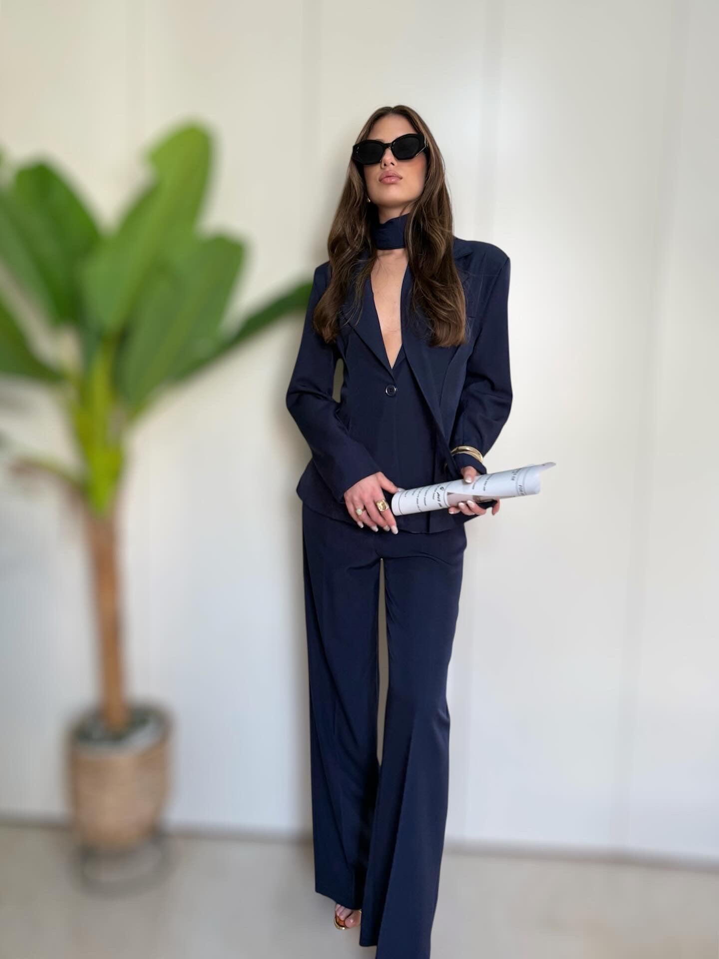 Tailleur Céline blu