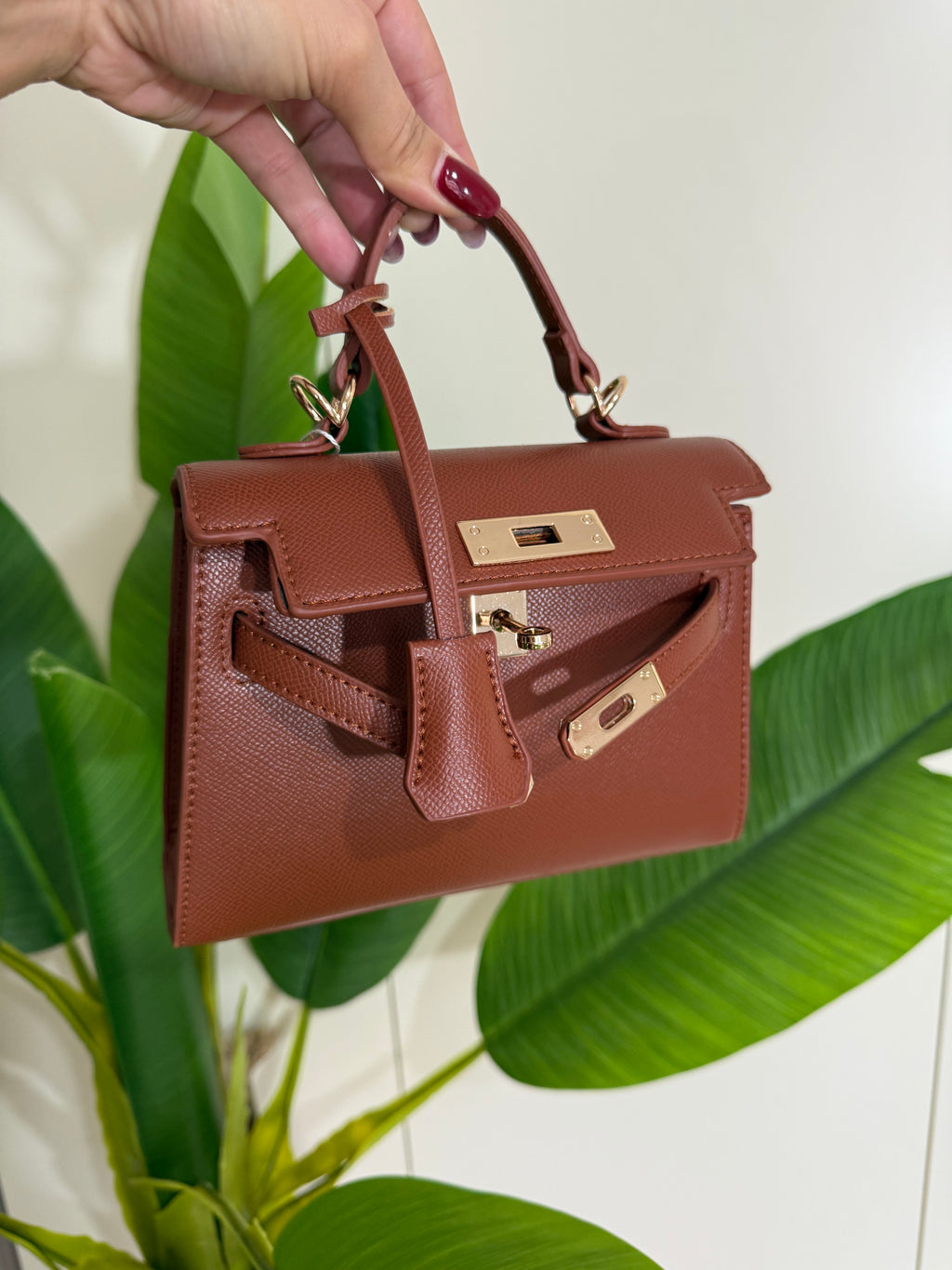 Bag modello Hermès Brown