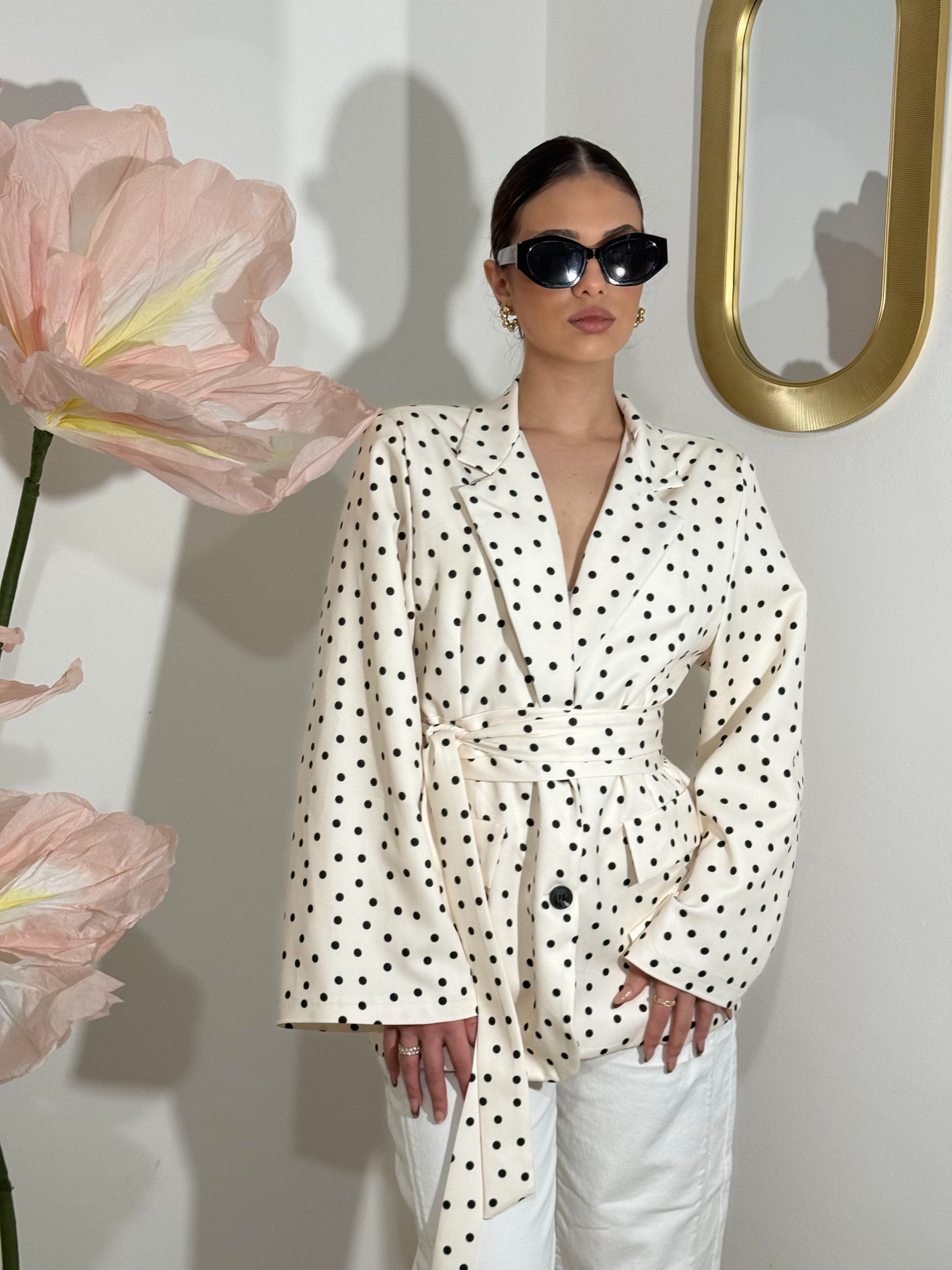 Blazer Pois panna