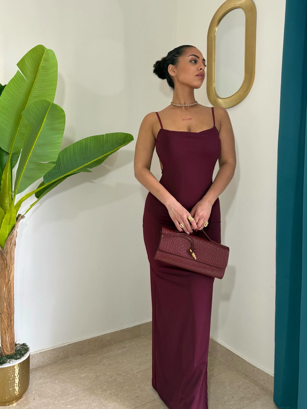 Abito Kendall Bordeaux