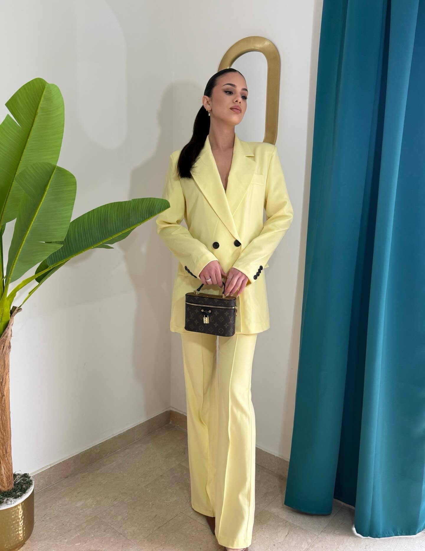 Tailleur Emily Yellow
