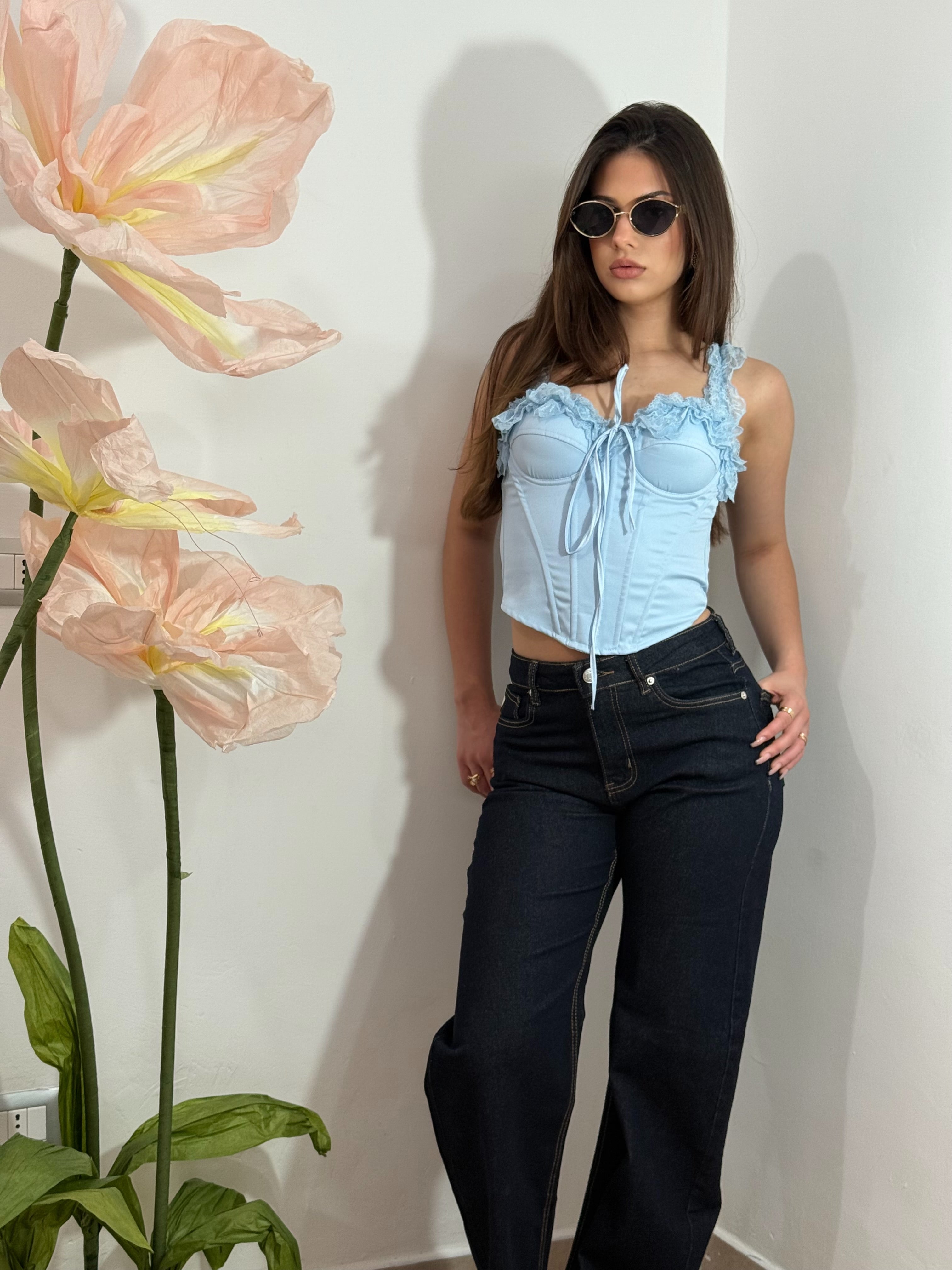 Jeans Dritti lavaggio scuro