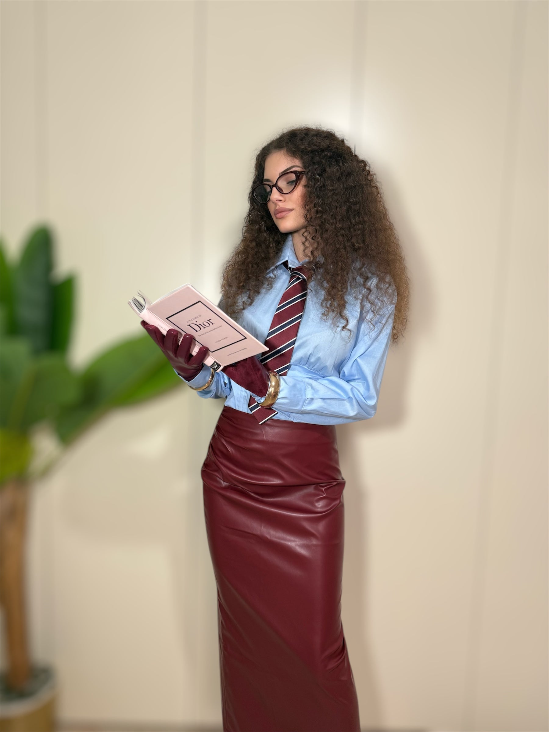 Camicia corsetto light blu