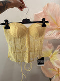 Bustier Margaret Yellow