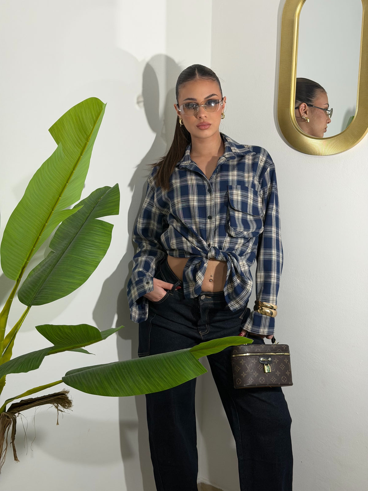 Camicia Quadri Blu