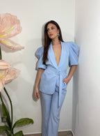 Tailleur Spring celeste