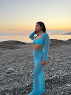 Tris Bikini Alma Azzurro