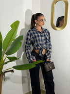 Camicia Quadri Blu