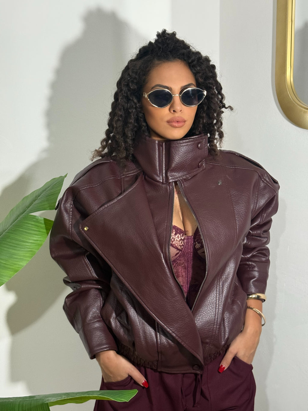 Jacket Iconic Bordeaux