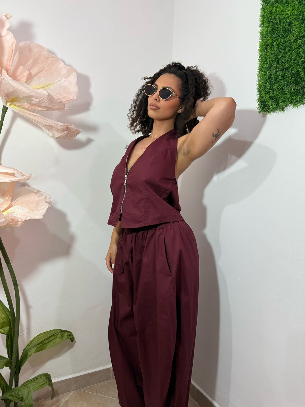 Coordinato Michelle Bordeaux
