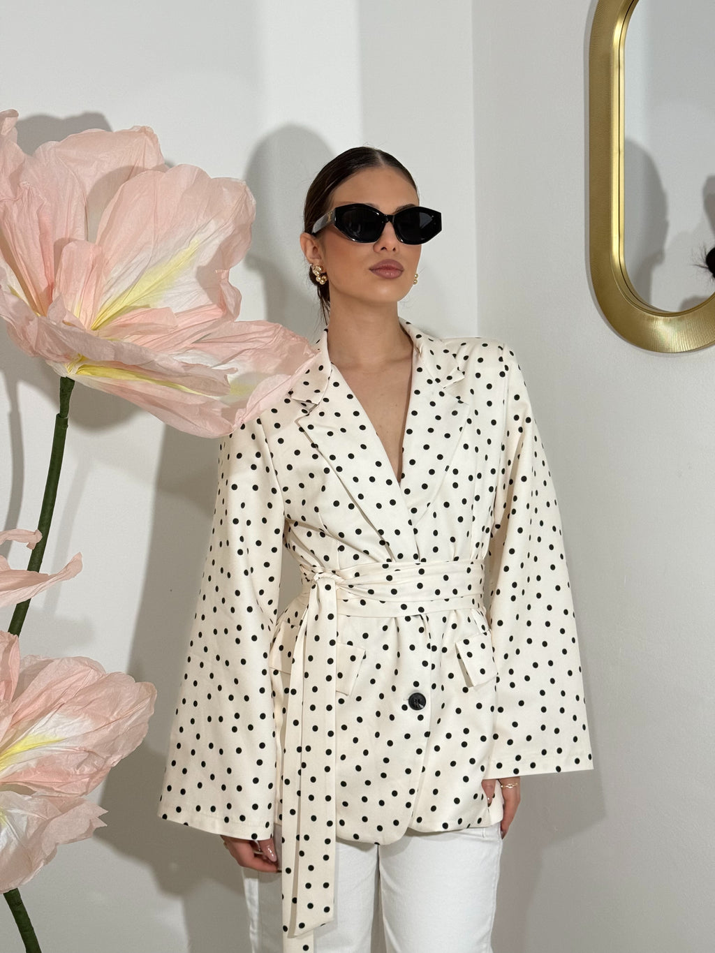Blazer Pois panna