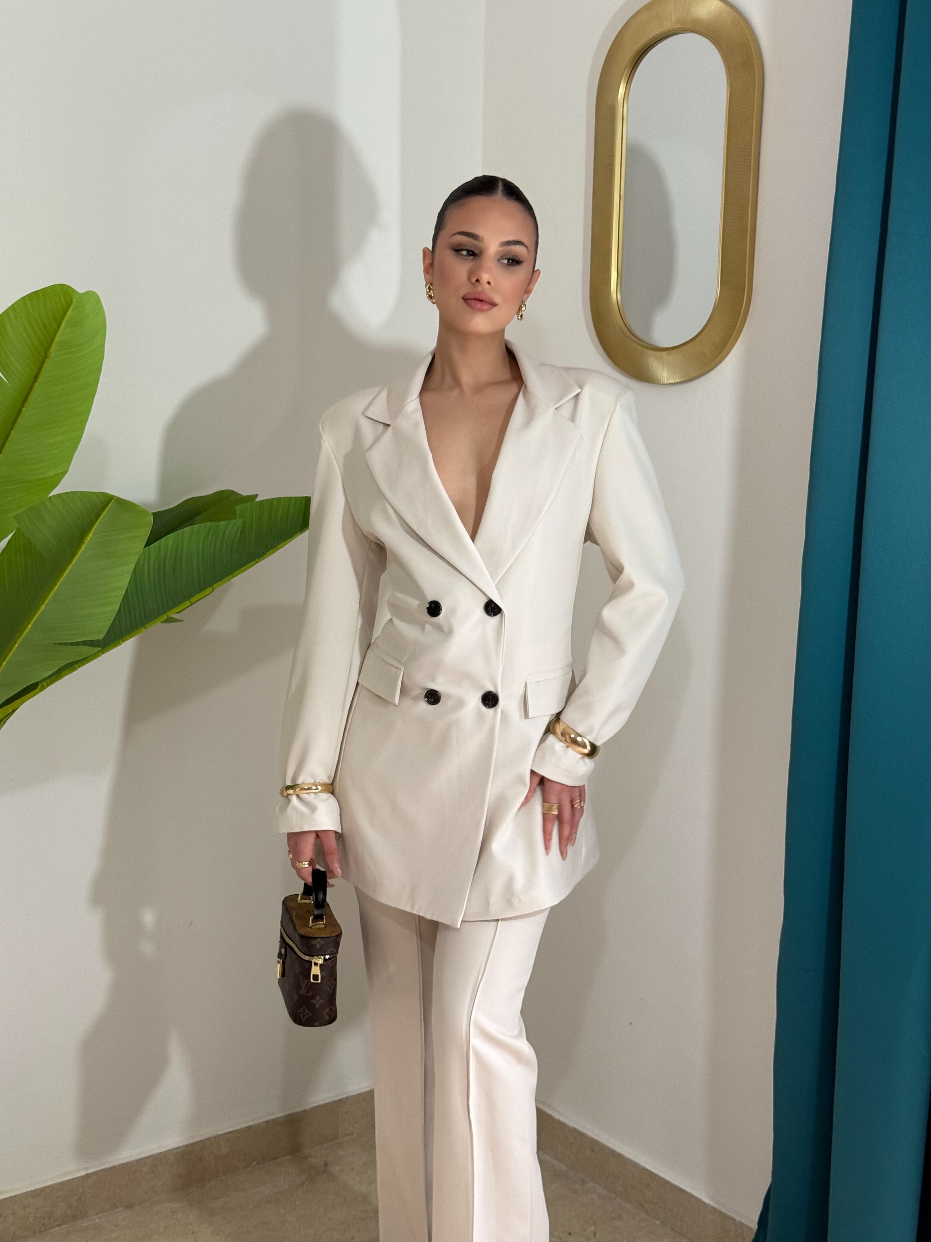 Pantalone Eleganti Panna