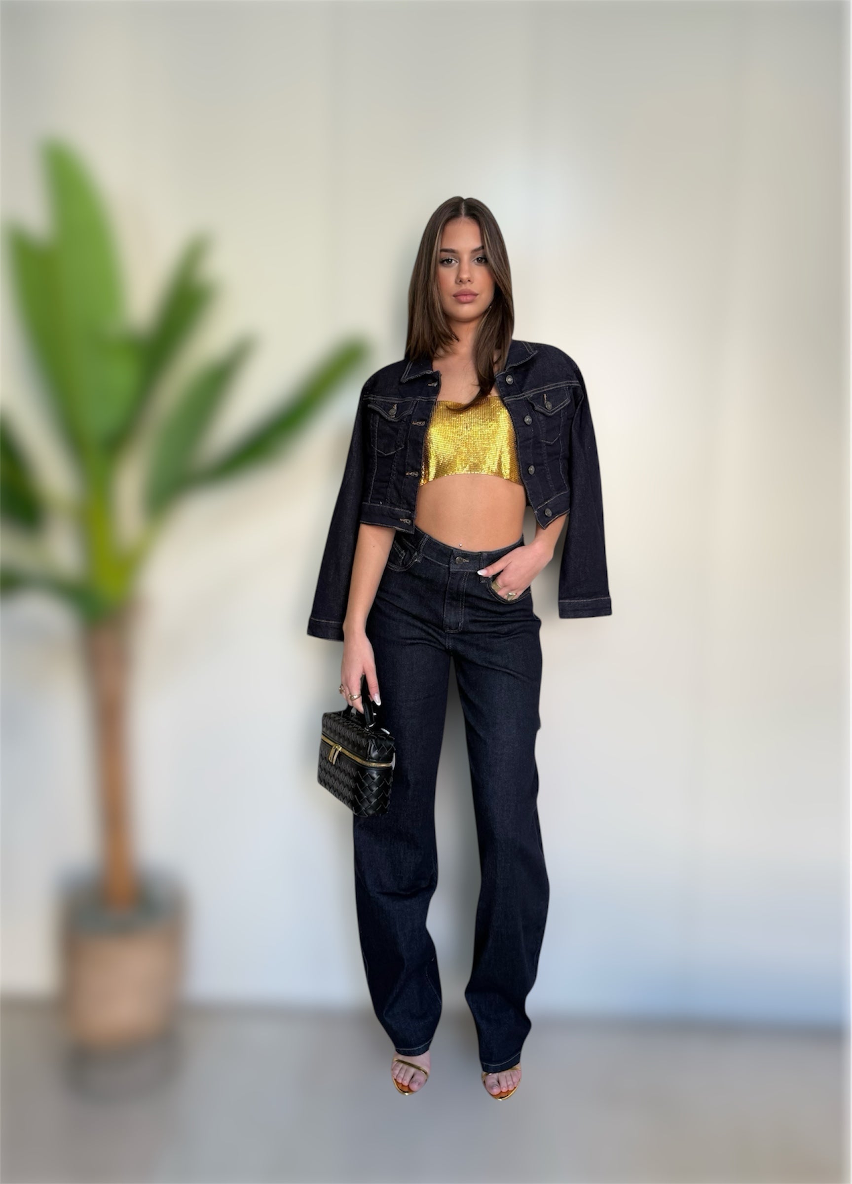 Coordinato in Denim blu