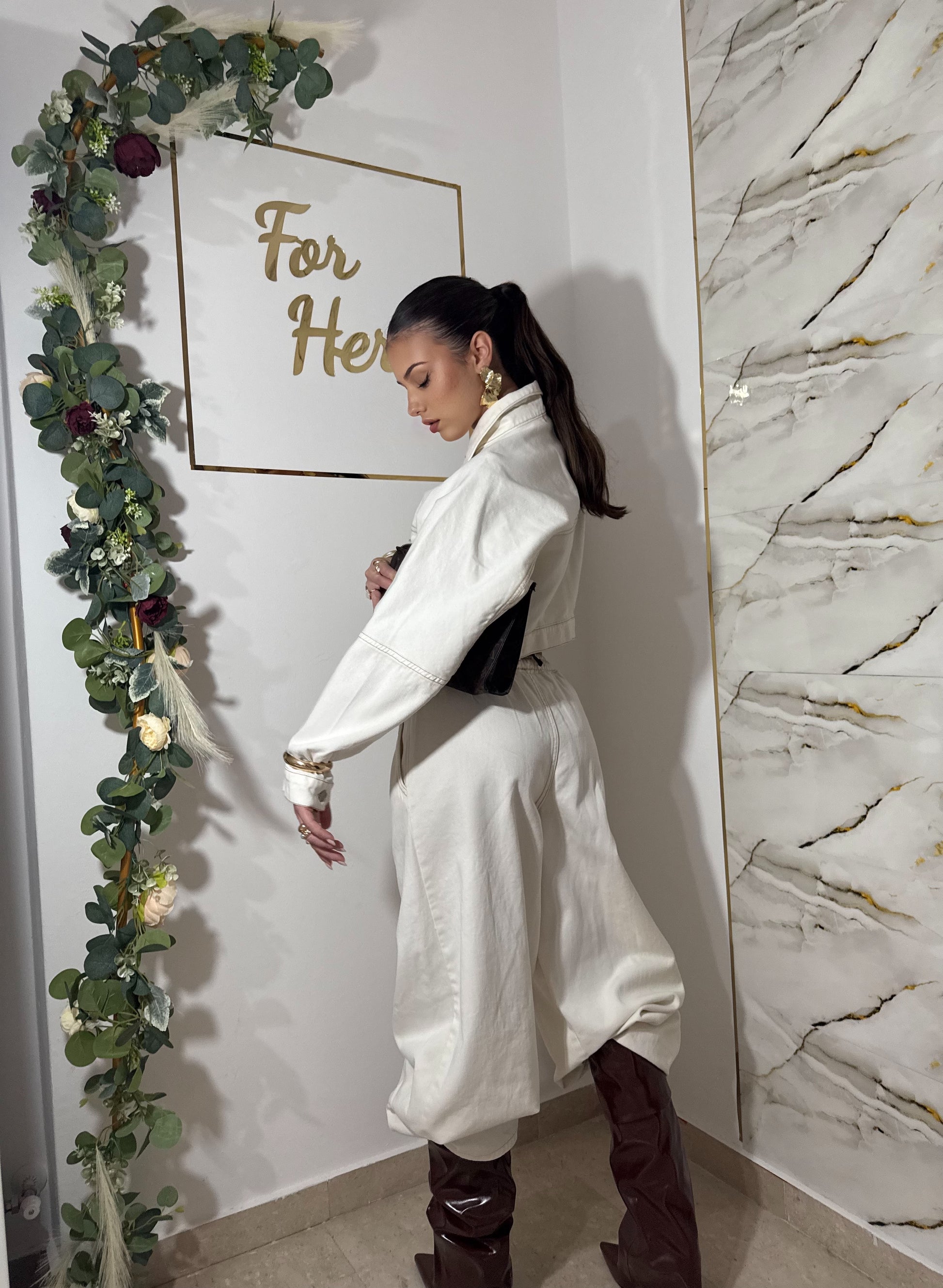 Coordinato in Denim Ice Cream