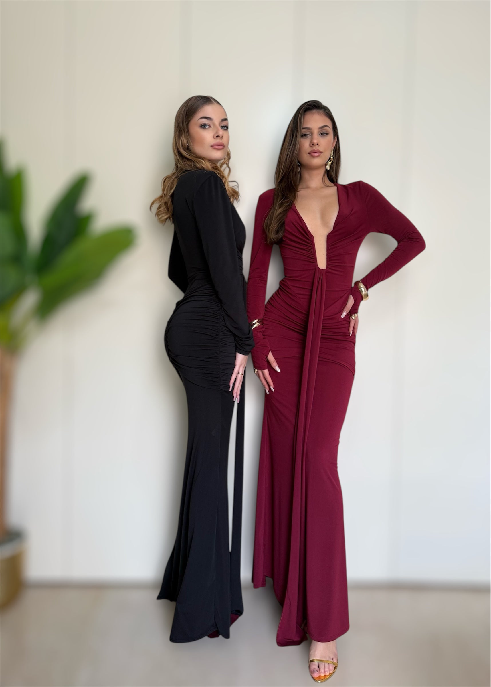 Abito Kendall Bordeaux