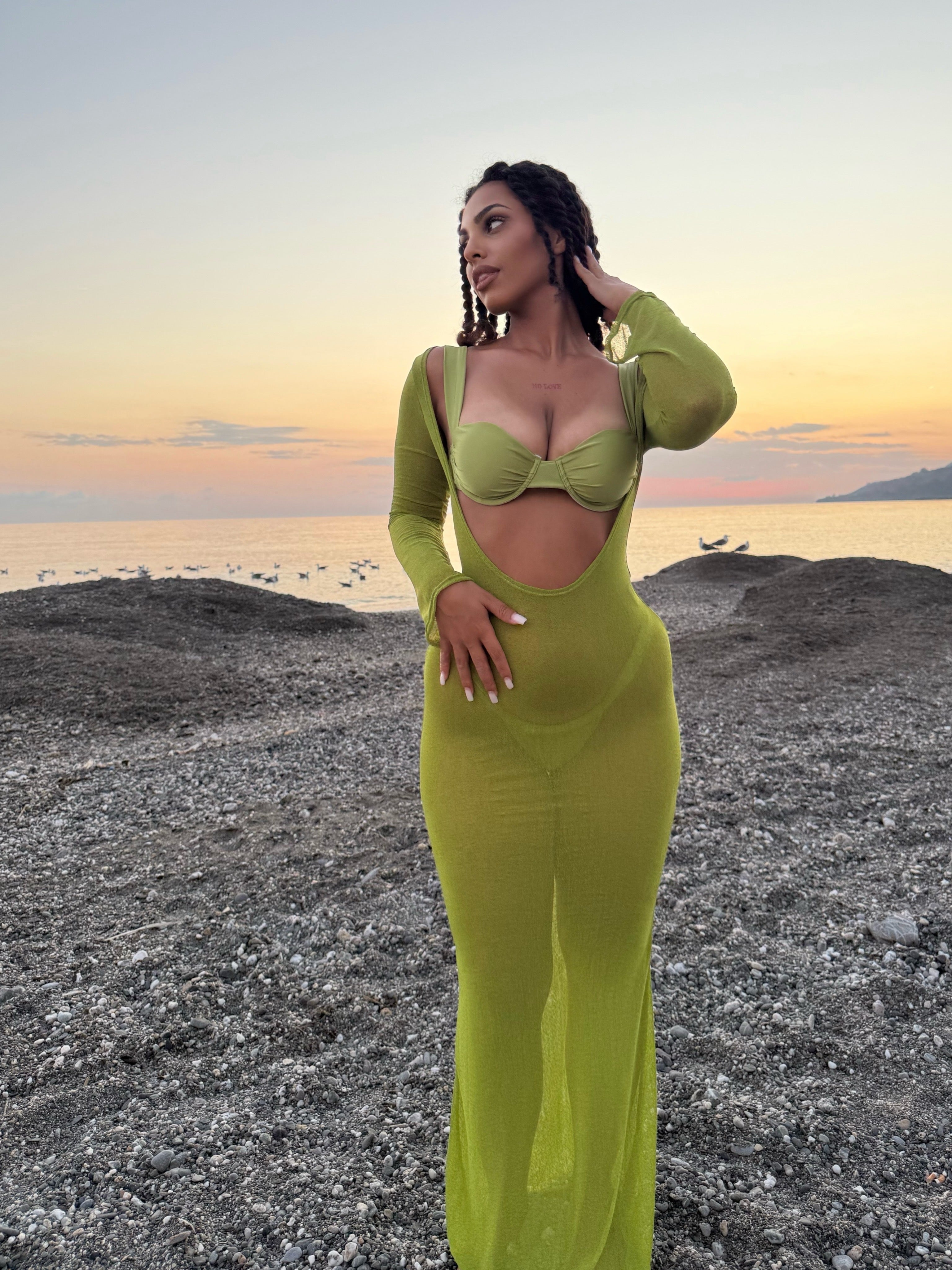 Tris Bikini Alma verde