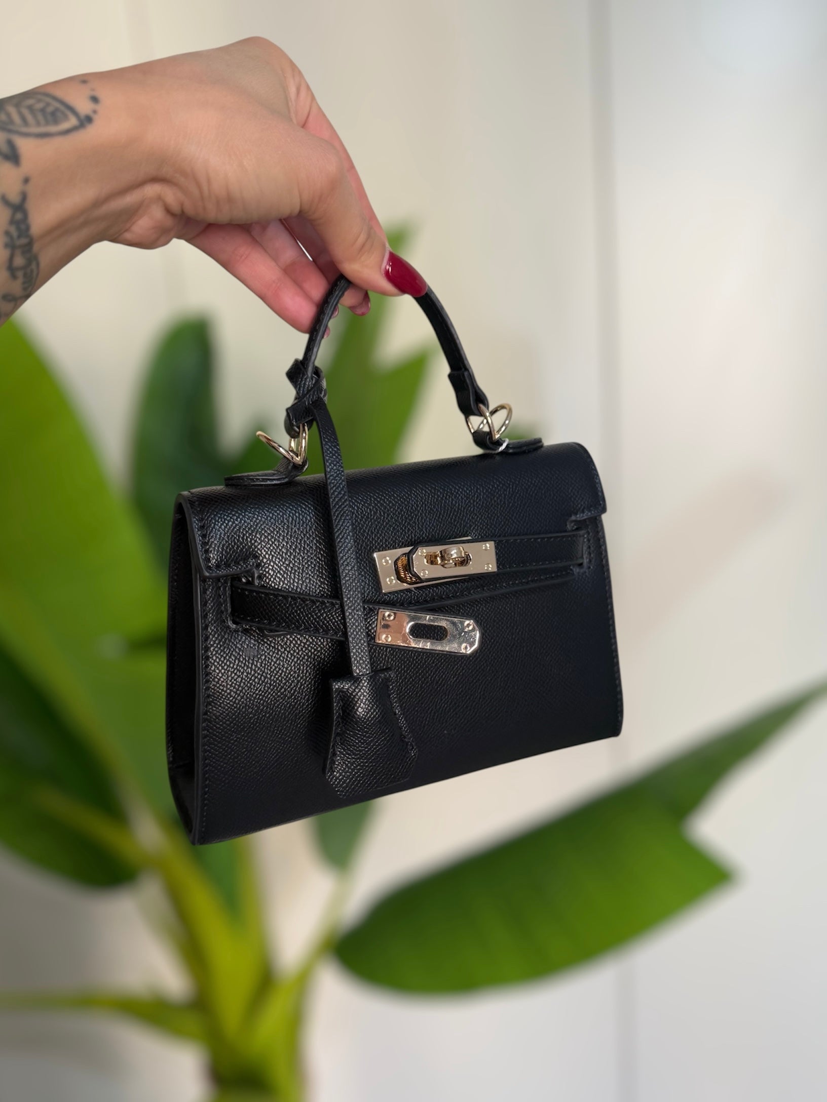 Bag modello Hermès Black