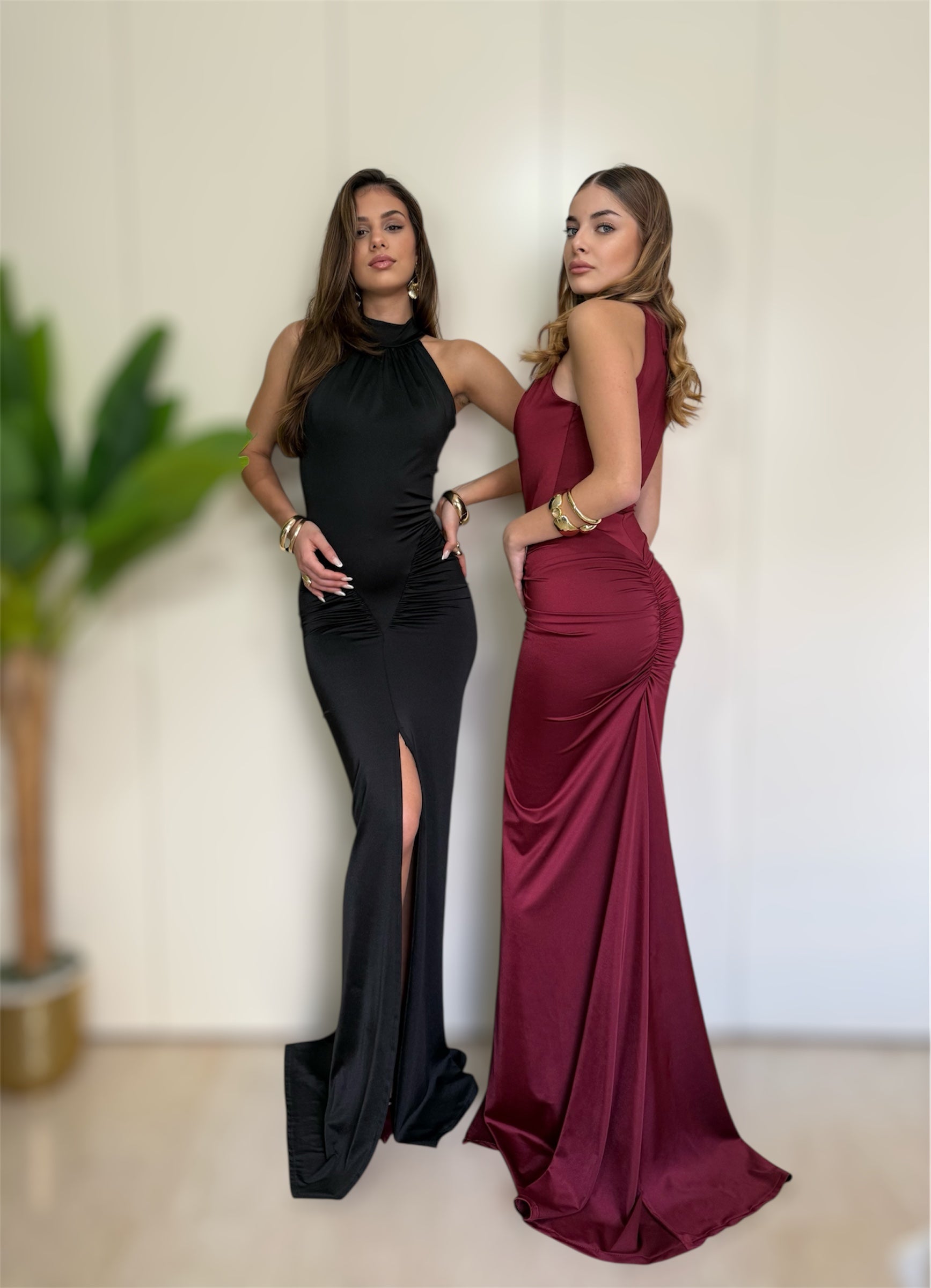 Abito Sofia bordeaux