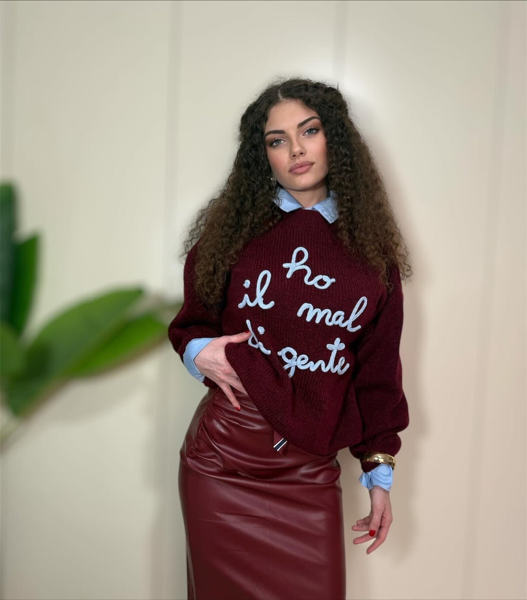 Maxi pull mal di gente