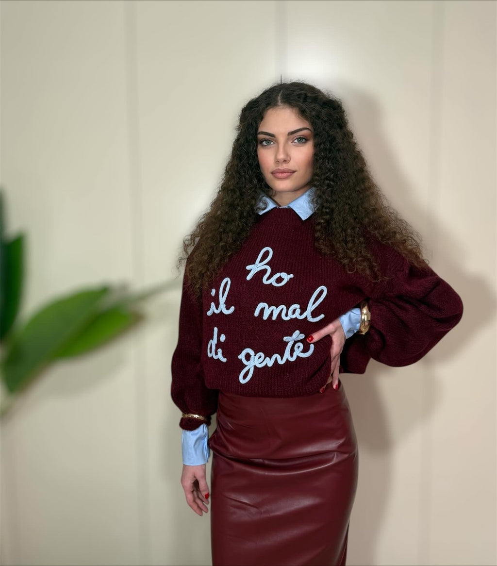 Maxi pull mal di gente