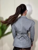 Blazer coat avvitato Grey