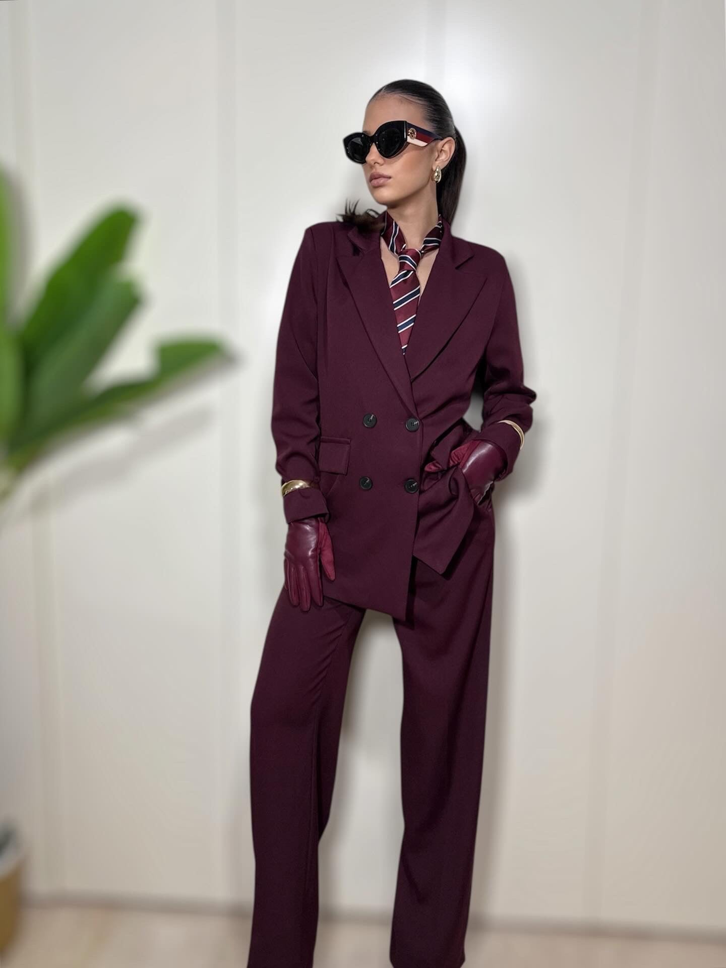 Tailleur Office bordeaux