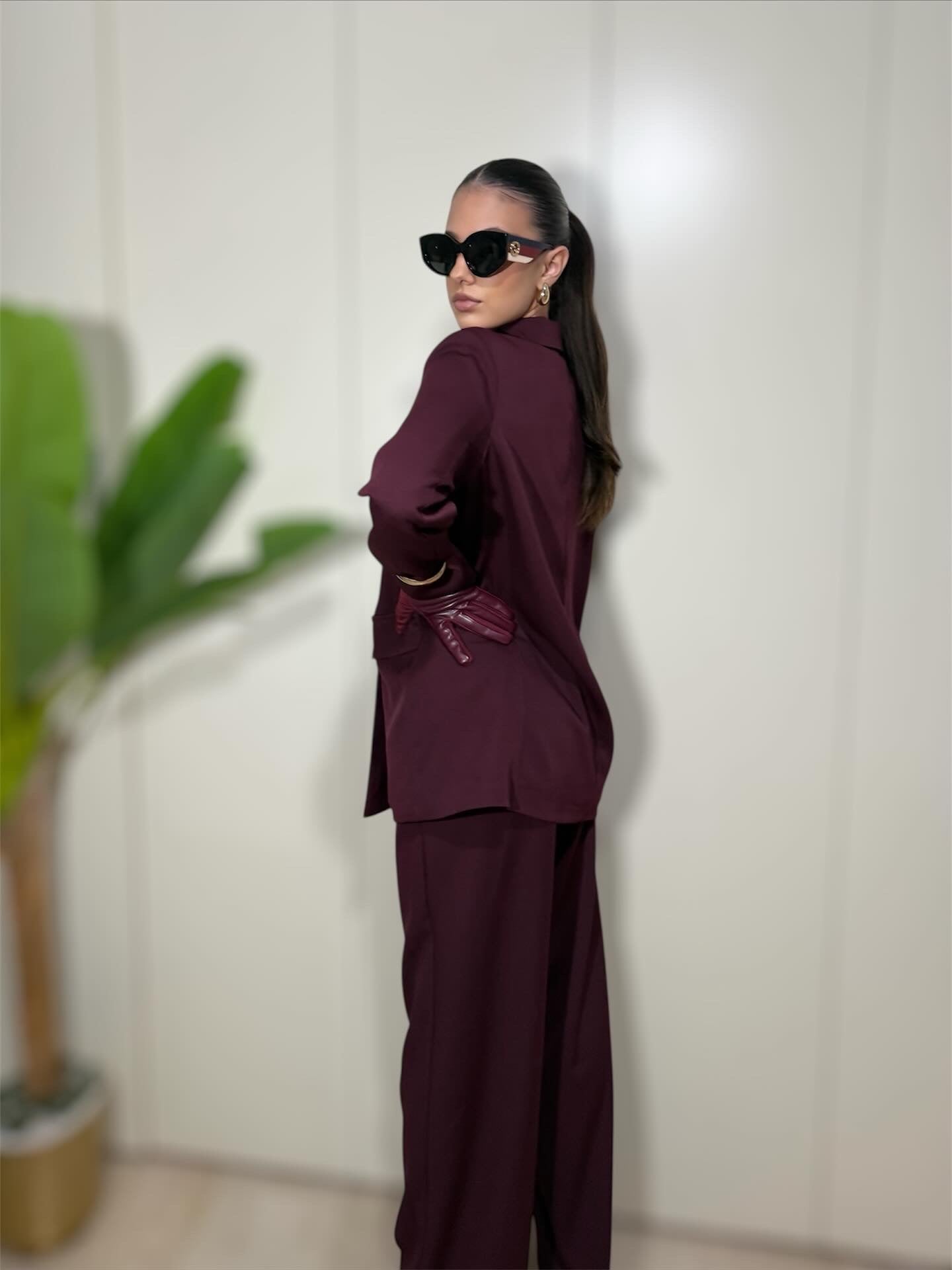 Tailleur Office bordeaux