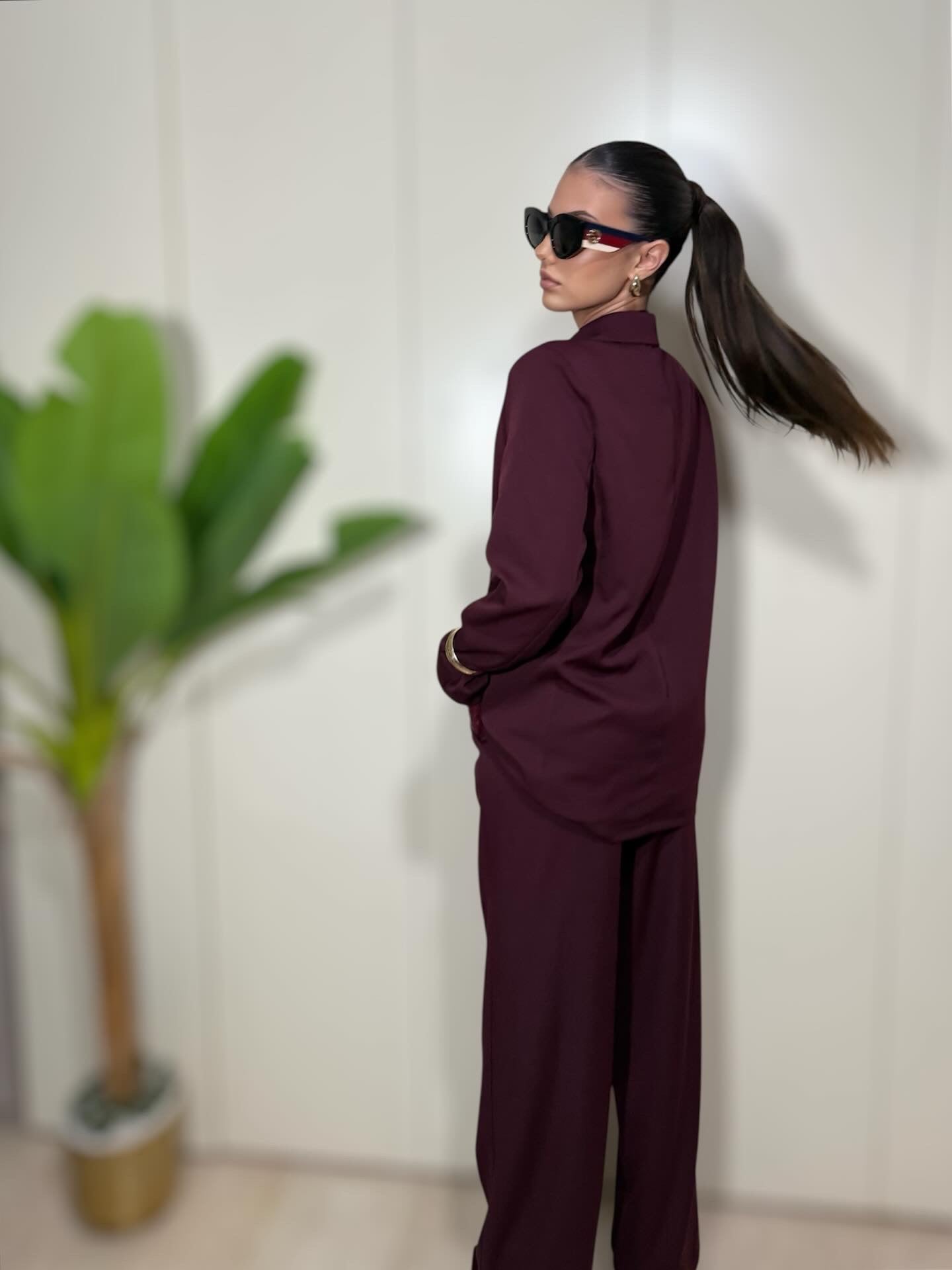 Tailleur Office bordeaux